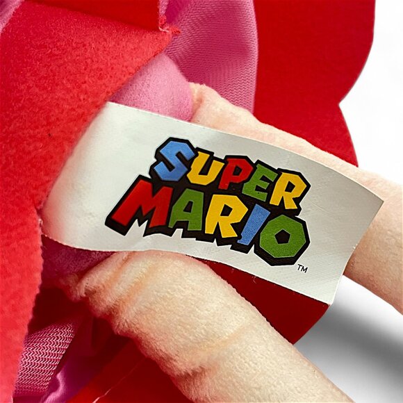 11" Princess Peach & Luigi Super Mario Bro's By Good Stuff Nintendo Plush Dolls - Picture 9 of 13